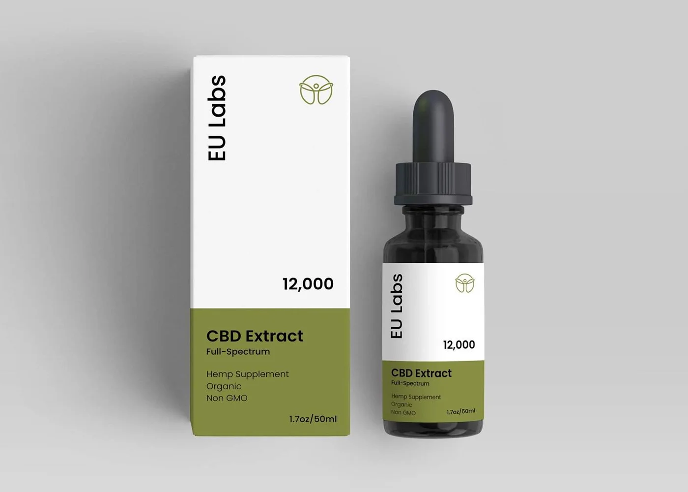 12000mg full-spectrum CBD oil bottle and box — CBD Oil Sydney
