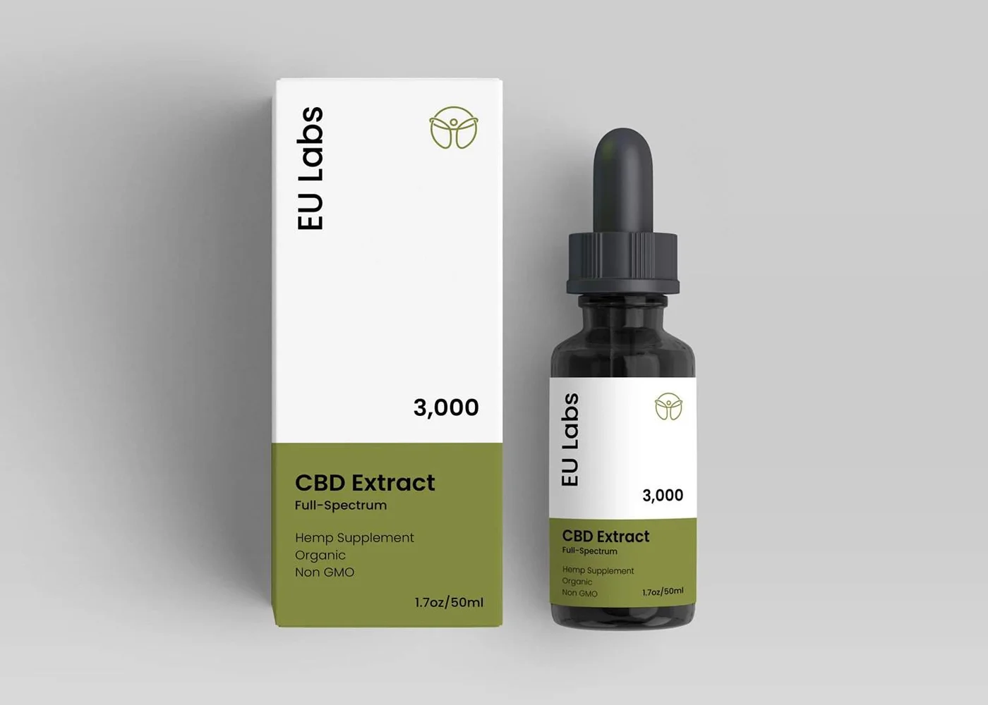 3000mg full-spectrum CBD oil bottle and box — CBD Oil Sydney