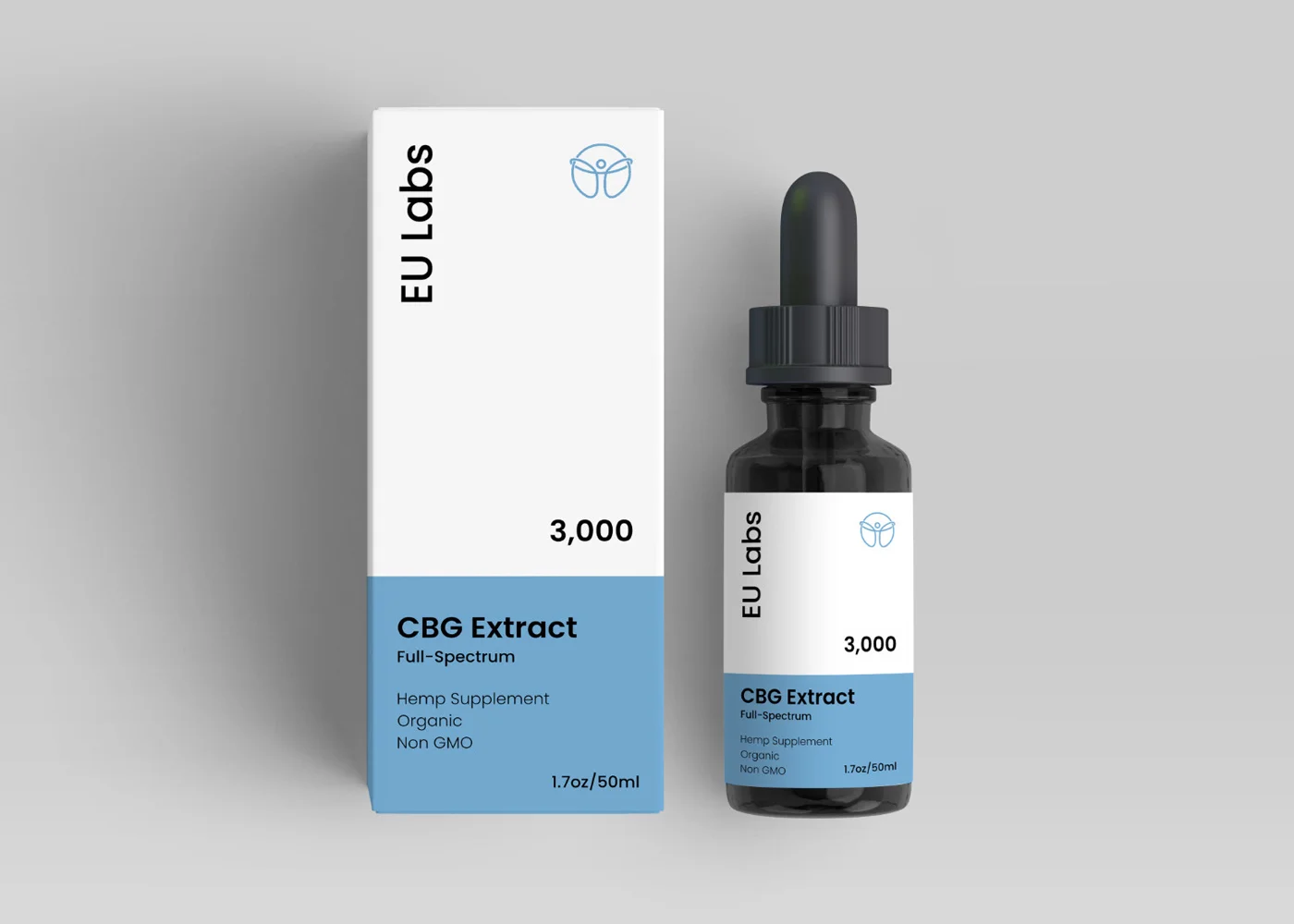 3000mg CBG oil cannabigerol bottle and box — CBD Oil Sydney